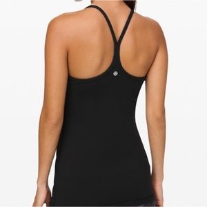 Lululemon Black Tank Top With Built In Bra